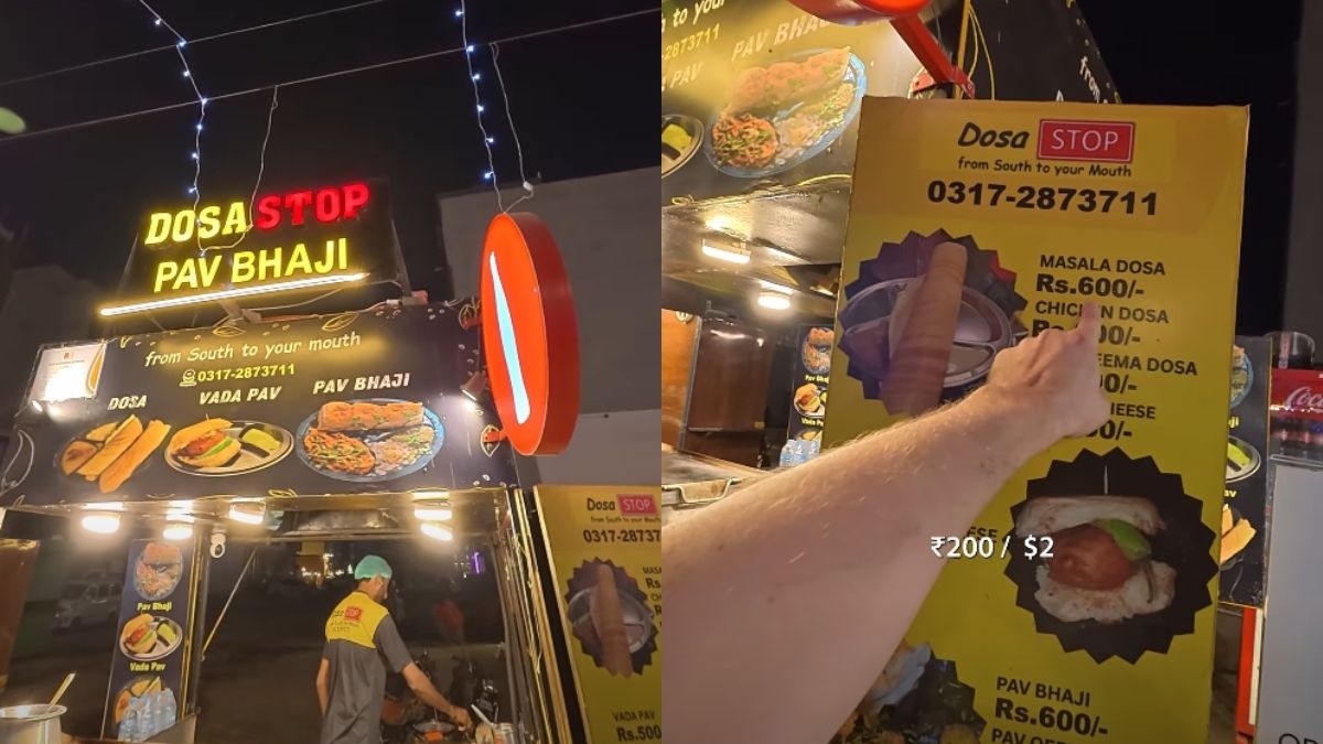 New Zealand Vlogger Finds Dosa And Vada Pav At A Restaurant In Pakistan