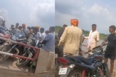 जान जोखिम में डालकर चंबल पार कर रहे लोग, ओवरलोड नाव में बाइकें और यात्री देख उठे सवाल