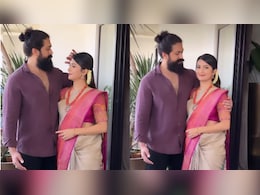 Amid <i>Toxic</i> Backlash, Yash's Sweet Video Fixing Wife Radhika Pandit's Hair Goes Viral