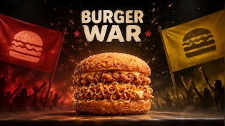 India's Burger War Heats Up &mdash; And Now Noodles Are Getting Sandwiched In
