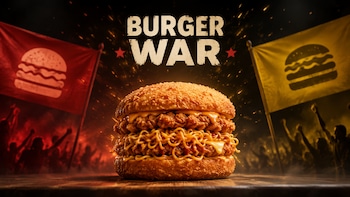 India's Burger War Heats Up — And Now Noodles Are Getting Sandwiched In