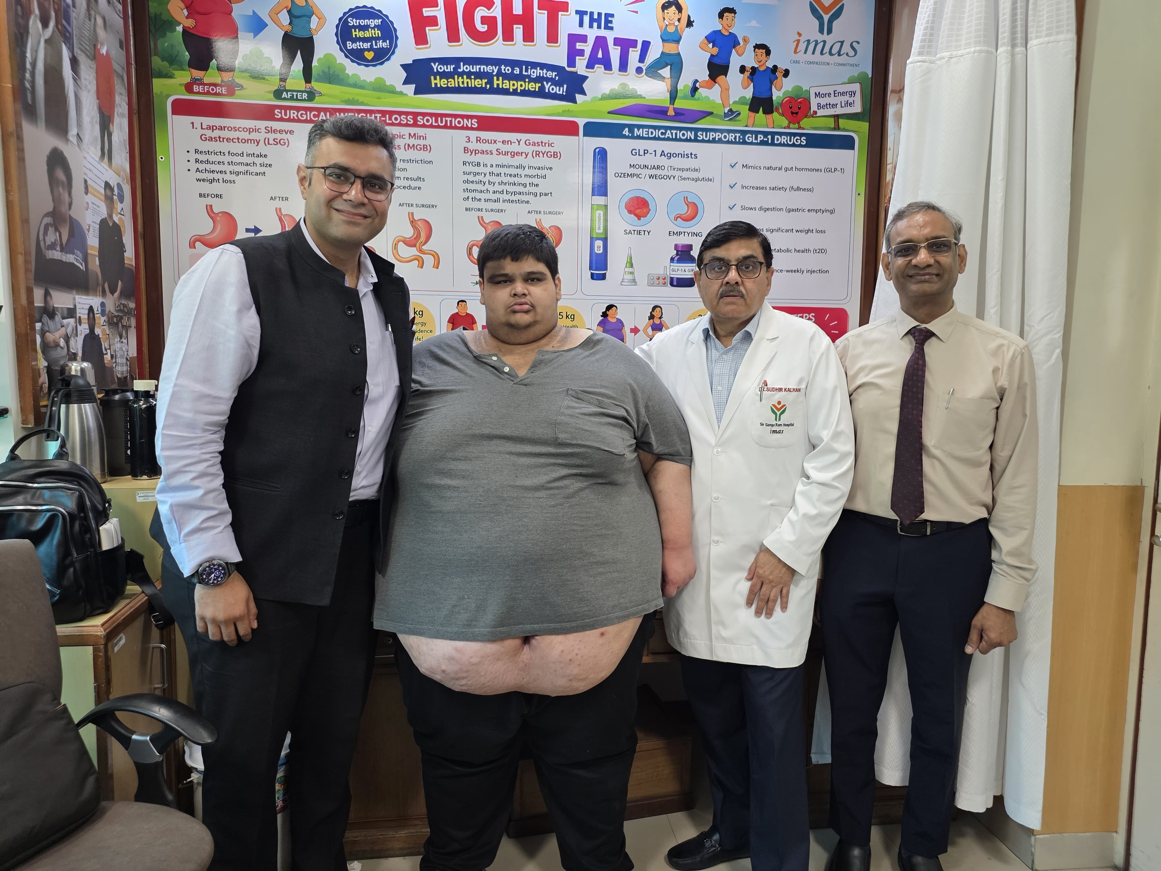 16 साल के लड़के का वजन 275 किलो, मैटाडोर से लाया गया अस्पताल, सर्जरी से 50 किलो कम हुआ वजन 