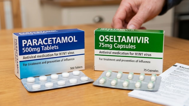 Paracetamol and antiviral medication are needed for H1N1 fever