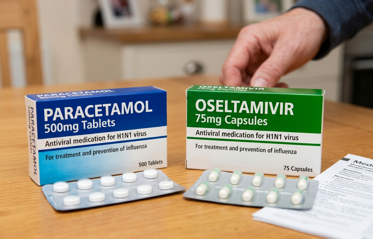 Paracetamol and antiviral medication are needed for H1N1 fever