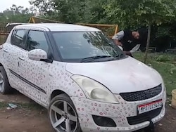 Video: He Got His Girlfriend To Cover His Car In Kisses. Then Cops Arrived
