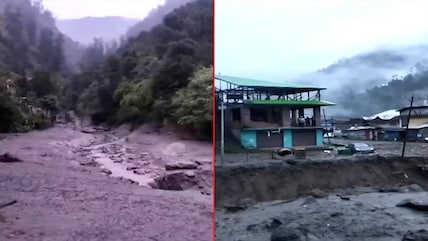 Cloudburst Triggers Flash Flood In J&K's Kishtwar, Shops And Vehicles Damaged
