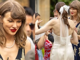 Taylor Swift Debuts A Chic New Haircut At Oli Jacobs-Laura Sisk's UK Wedding