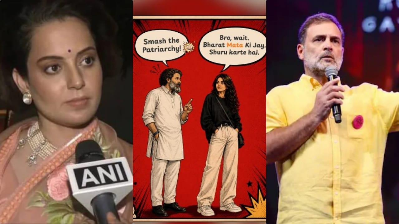 'ब्रो, रुको...' कृति सेनन के सपोर्ट में राहुल गांधी की इंस्टा स्टोरी पर अब कंगना का जवाब