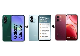 Samsung Galaxy A36 5G vs Redmi Note 17 5G vs Vivo T5x 5G: जानें कौन सा है बेस्ट?