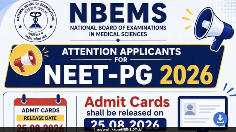 NEET PG 2026 Admit Card की फिर बदली तारीख, अब इस दिन होगा हॉल टिकट रिलीज, NBEMS ने बताई वजह