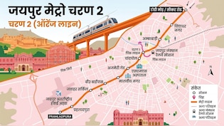 जयपुर मेट्रो विस्तार: एयरपोर्ट, रेलवे स्टेशन से कलेक्ट्रेट, अजमेरी गेट तक 36 स्टेशन कनेक्ट होंगे, टेंडर जारी