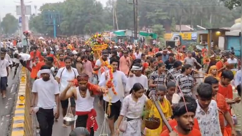 जबलपुर में शुरू हुई MP की सबसे बड़ी कांवड़ यात्रा, 33 KM का सफर; CM मोहन यादव भी चलेंगे पैदल