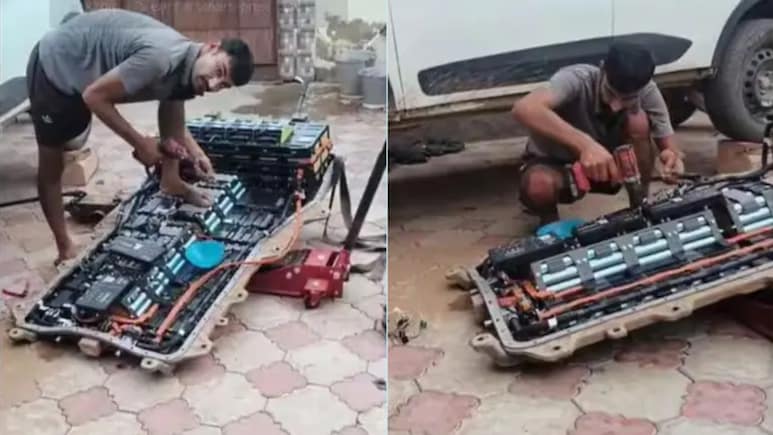 सर्विस सेंटर ने मांगा था भारी-भरकम बिल! इंजीनियरिंग के छात्र ने खुद ही ठीक कर दी EV की बैटरी, वीडियो वायरल