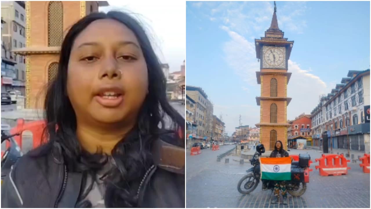 कश्मीर में झंडा उतारने पर रो पड़े थे बुजुर्ग राइडर, 'बाइकर गर्ल' कंचन ने लाल चौक पर तिरंगा फहराकर पूरा किया वादा
