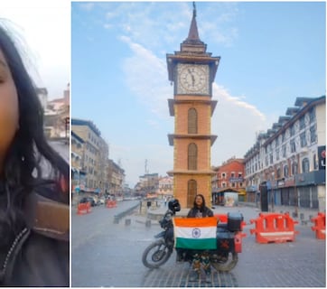 कश्मीर में झंडा उतारने पर रो पड़े थे बुजुर्ग राइडर, 'बाइकर गर्ल' कंचन ने लाल चौक पर तिरंगा फहराकर पूरा किया वादा