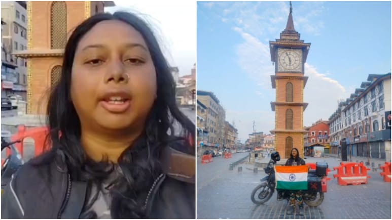 कश्मीर में झंडा उतारने पर रो पड़े थे बुजुर्ग राइडर, 'बाइकर गर्ल' कंचन ने लाल चौक पर तिरंगा फहराकर पूरा किया वादा