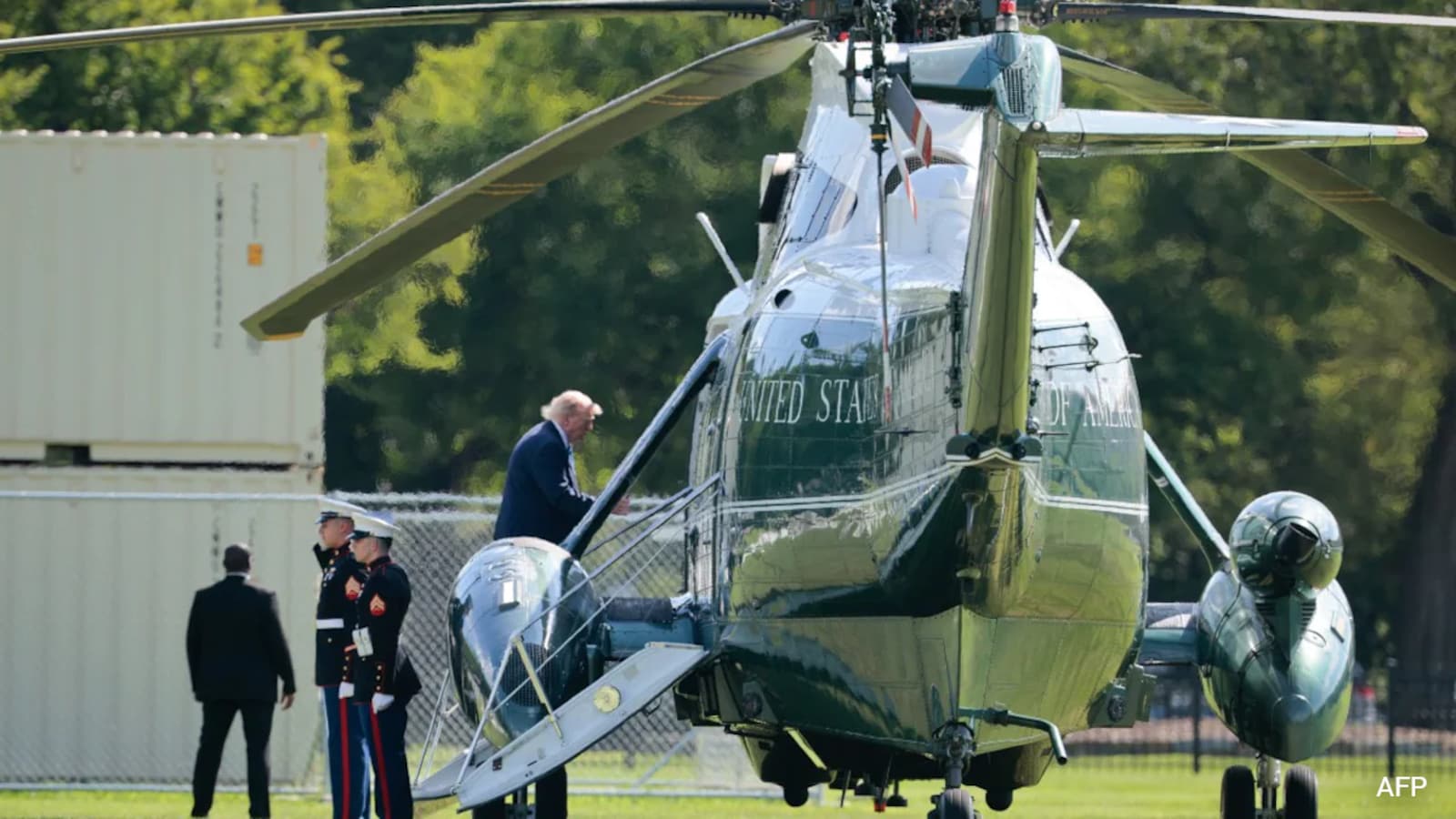 Trump's Helicopter May Have Come Too Close To Plane: Report
