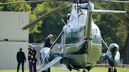 'No Danger': US On Trump's Helicopter Flying Too Close To Passenger Plane