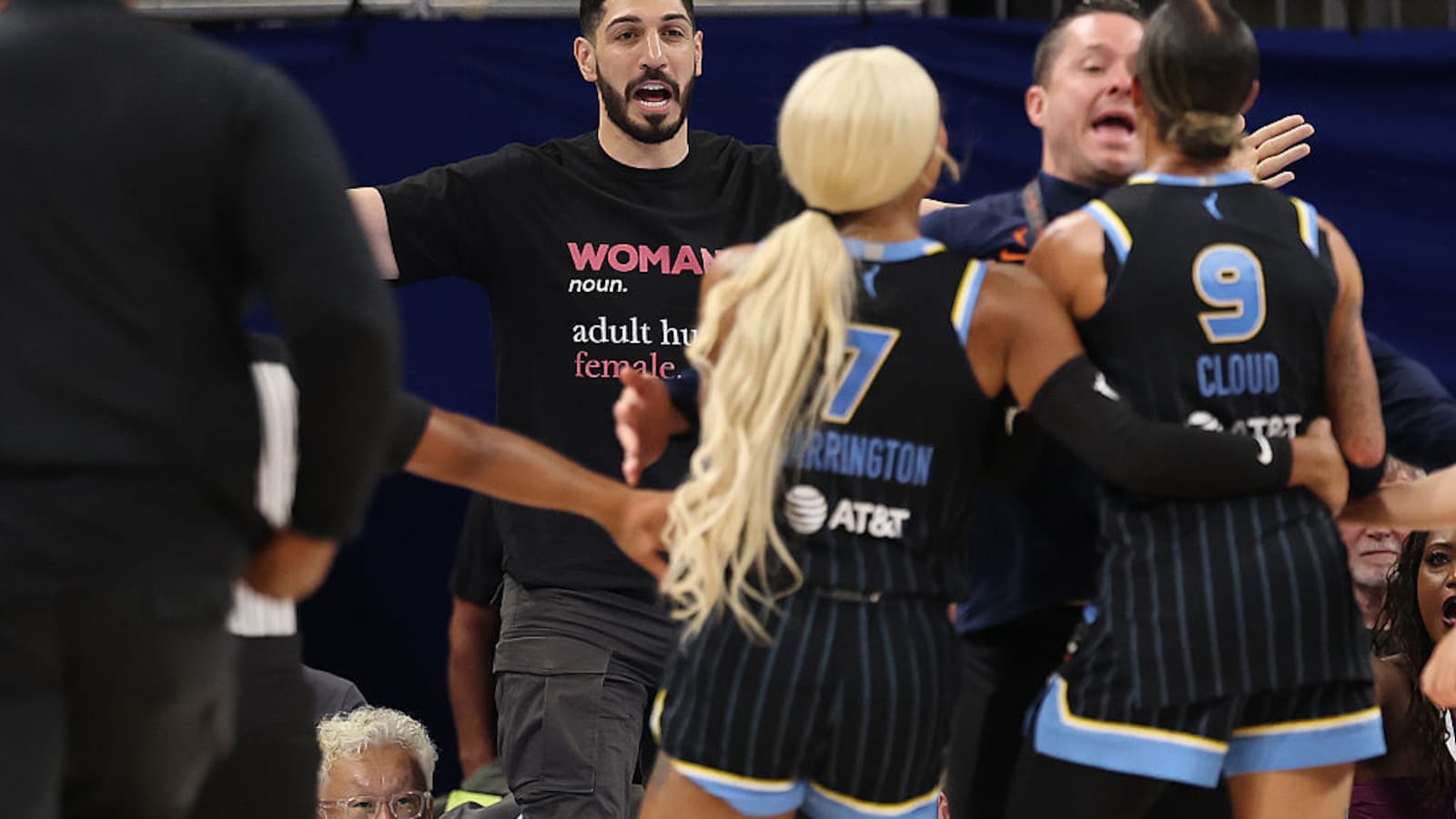 Ex-NBA Star Enes Kanter Freedom Ejected From WNBA Game Over Confrontation With Player