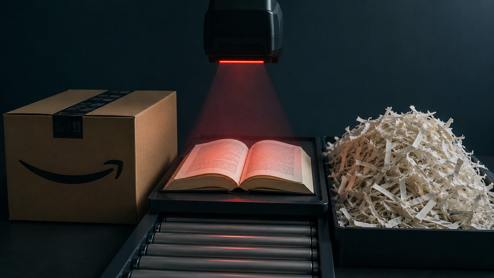Report alleges Amazon scans and shreds books to feed AI training