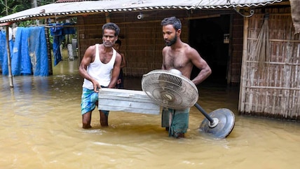 Assam Flood Crisis Deepens; Death Toll Nears 100, Over 1.68 Lakh Affected