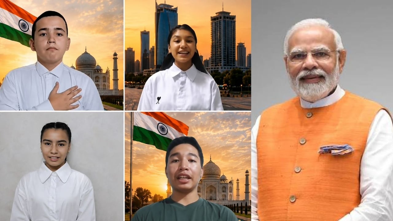 VIDEO: फर्राटेदार हिंदी बोल रहे उज्बेकिस्तान के बच्चे, PM मोदी की जमकर तारीफ