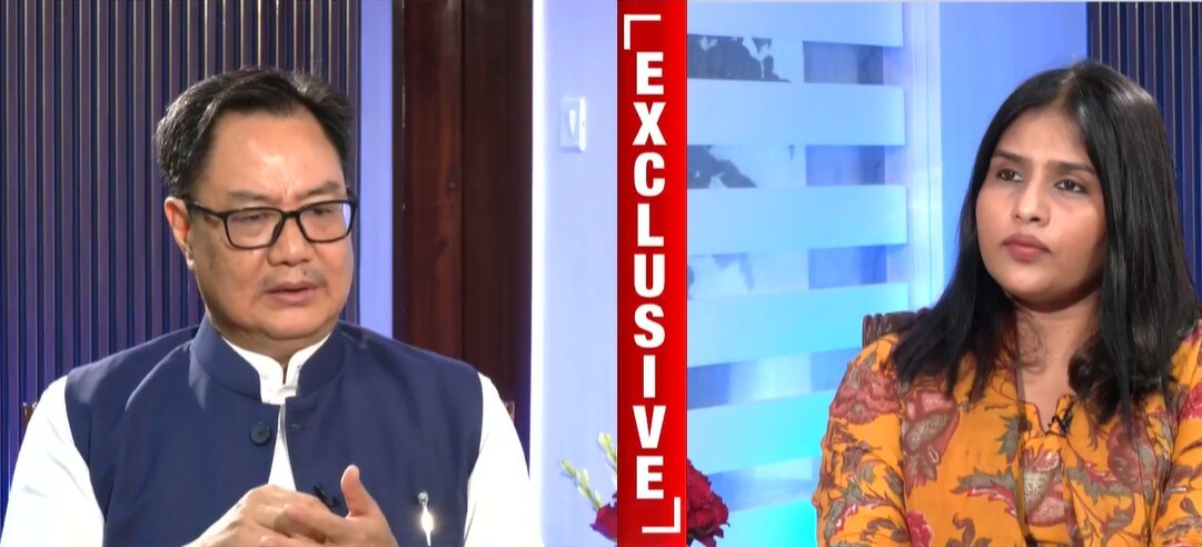 Kiren Rijiju jibes at Congress, says they now only sing party song, not full Vande Mataram; national song can't be politicised