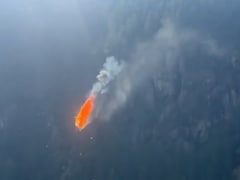 Terrifying Visuals: Gyrocopter Bursts Into Flames, Plunges Near Lake - Viral Video