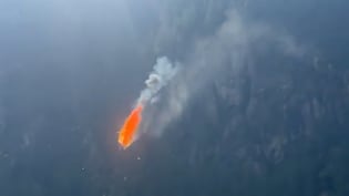 Terrifying Visuals: Gyrocopter Bursts Into Flames, Plunges Near Lake - Viral Video