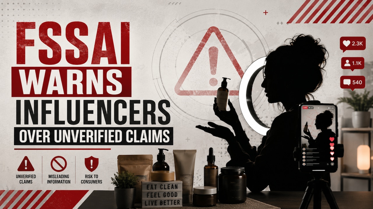 Promoting Food Online? FSSAI Warns Influencers Over Unverified Claims
