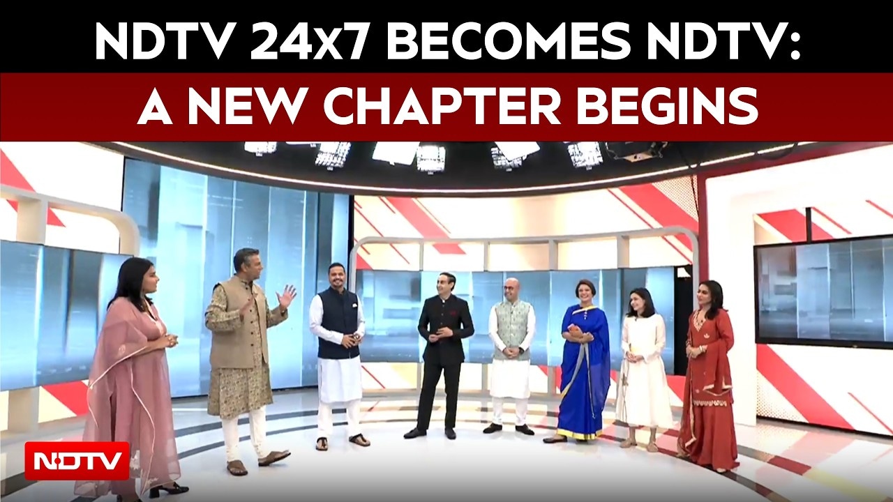 NDTV Rebrands from NDTV 24x7 with New Identity 'When It Really Matters'