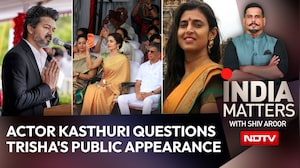 Trisha At Vijay's I-Day Event Triggers Fresh Buzz; Actor Kasthuri Questions Public Appearance
