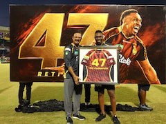Trinbago Knight Riders Retire Dwayne Bravos Jersey No.47