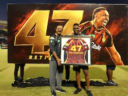 Trinbago Knight Riders Retire Dwayne Bravo's Jersey No.47