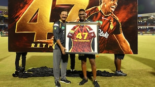 Trinbago Knight Riders Retire Dwayne Bravo's Jersey No.47