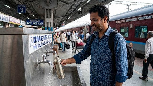 Is the drinking water at railway stations safe?
