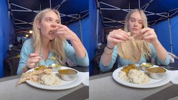 German Creator Eats Indian Food With Hands, Video Goes Viral