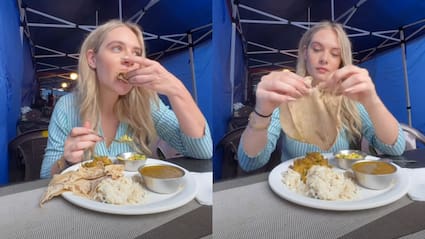 German Creator Eats Indian Food With Hands, Video Goes Viral