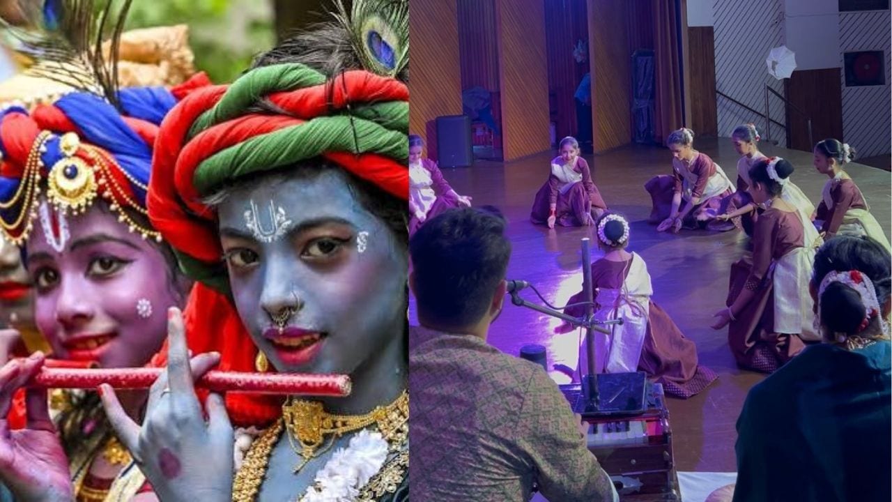 श्रीकृष्ण जन्माष्टमी से पहले छोटी-छोटी बच्चियों ने दिखाई गोवर्धन लीला, कथक और भक्ति के समागम ने जीता दिल