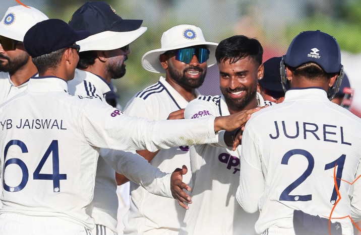 Manav Suthar claims record Test match figures against Sri Lanka, eclipsing Harbhajan and Ashwin