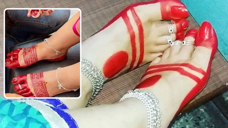Hariyali Teej Alta Designs: हरियाली तीज पर आलता के स्पेशल डिजाइन्स, यहां देखें तस्वीरें
