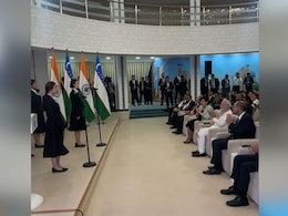 Video: PM Modi's Poem <i>Abhi Toh Suraj Uga Hai</i> Sung At Uzbek State Event