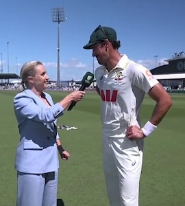 Mitchell Starcs Adorable Interview With Wife Alyssa Healy After Demolishing Bangladesh Leaves Fans In Splits