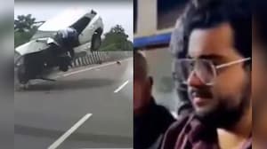 Dashcam Video Shows Atiq Ahmed's Son's Car Crashing Into Roadside, Killing 2