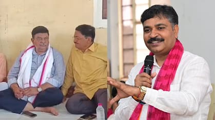 संजय शर्मा धरने पर बैठे तो कांग्रेस को मिल गया मुद्दा, टीकाराम जूली का तंज- मंत्री की बात नहीं सुनी जा रही