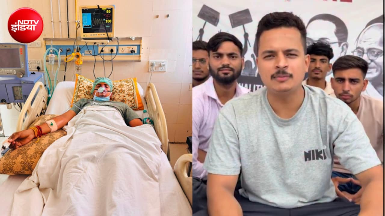 राजस्थानी भाषा के लिए जयपुर में छात्रों का आंदोलन जारी, 11 दिन से अनशन पर बैठे शुभम रेवाड़ ICU में भर्ती