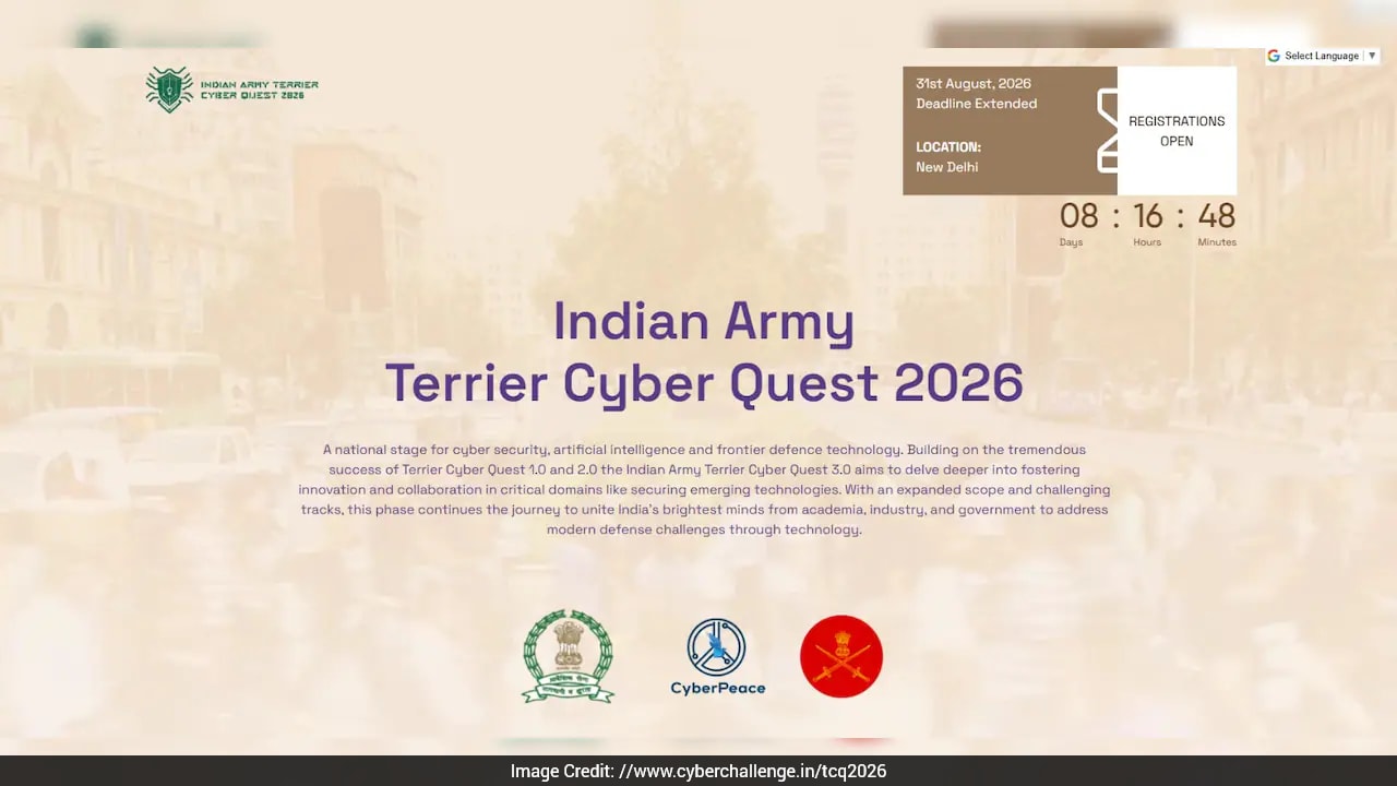 Indian Army Terrier Cyber Quest 2026: Check Who Can Apply, Key Dates