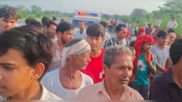 दिल्ली-मुंबई एक्सप्रेसवे पर ट्रक ने दो लोगों को कुचला, दोनों की दर्दनाक मौत