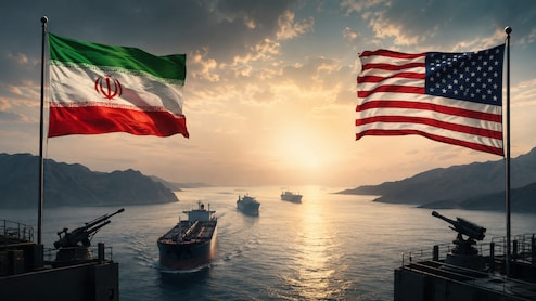 US Deploys 20 Warships In Hormuz Amid 'Semi-negotiations&rsquo; With Iran, Redirects 55 Commercial Vessels