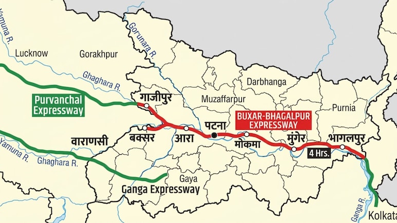 बक्सर से भागलपुर 4 घंटे में, बिहार को मिला 336 KM का मेगा एक्सप्रेसवे, पटना, नालंदा, मुंगेर तक कनेक्टिविटी